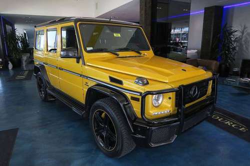 2016 Mercedes Benz G63 Solarbeam Yellow Very Rare Must See - cars & for sale in Costa Mesa, CA
