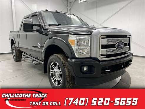 2015 Ford Super Duty F-350 SRW Platinum - - by dealer for sale in Chillicothe, OH