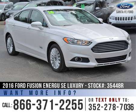 ‘16 Ford Fusion Energi SE Luxury *** SiriusXM, Sunroof, Leather *** for sale in Alachua, FL
