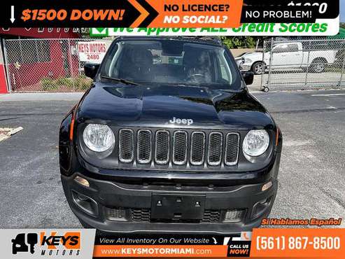 325/mo - 2018 Jeep Renegade Latitude - - by dealer for sale in West Palm Beach, FL