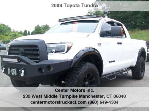 2008 Toyota Tundra 4X4 Double Cab 146" 4.7L SR5 Slight Lift with Like for sale in Manchester, CT