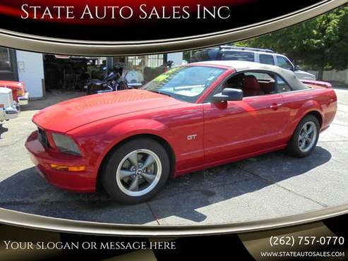 2005 Ford Mustang GT Premium 2dr Convertible - - by for sale in Burlington, WI