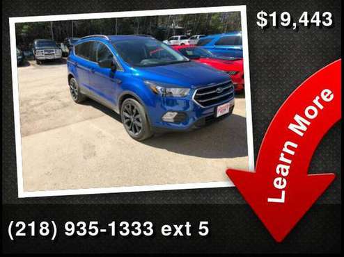 2019 Ford Escape SE - cars & trucks - by dealer - vehicle automotive... for sale in Walker, MN