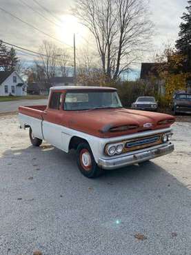 1961 chevy Apache short bed - cars & trucks - by owner - vehicle... for sale in Corinth, NY