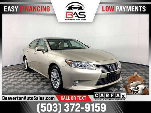 2013 Lexus ES 300h 300 h 300-h Hybrid FOR ONLY 242/mo! - cars & for sale in Beaverton, OR