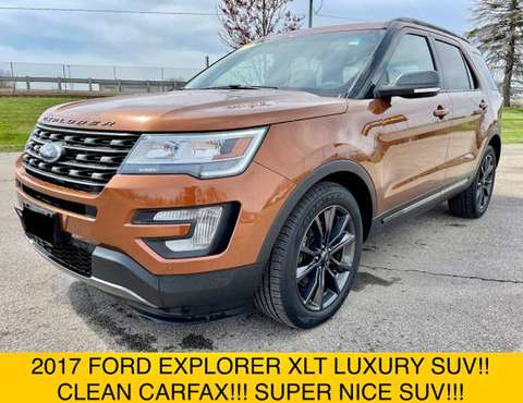 2017 FORD EXPLORER XLT LUXURY SUV! CLEAN CARFAX! DON T MISS! - cars for sale in Madison, WI