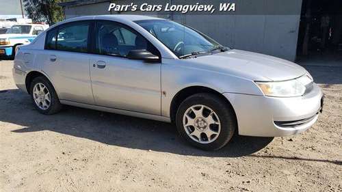 2003 Saturn Ion 2 - cars & trucks - by dealer - vehicle automotive... for sale in Longview, OR