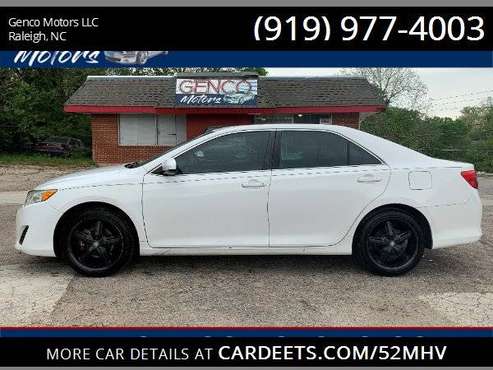 2014 TOYOTA CAMRY, White - - by dealer - vehicle for sale in Raleigh, NC