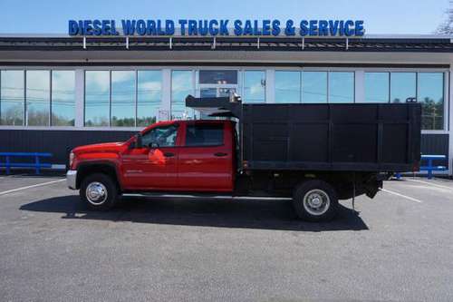2015 GMC Sierra 3500HD CC Base 4x4 4dr Crew Cab Chassis Diesel Truck for sale in Plaistow, ME