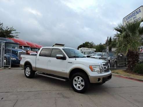2012 Ford F150 4WD SuperCrew 145" Lariat with Rear door cupholders for sale in Grand Prairie, TX
