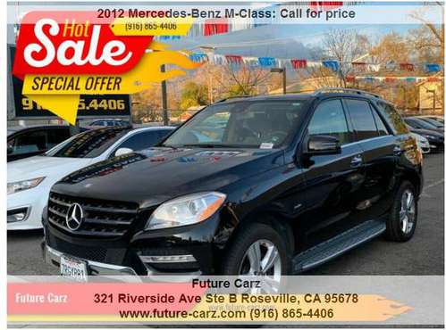2012 Mercedes-Benz M-Class ML 350 BlueTEC AWD 4MATIC 4dr SUV - cars for sale in Roseville, CA