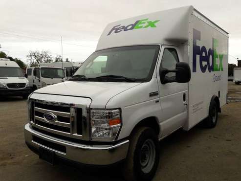 2015 FORD E350 14 FEET VAN FED-EX SHELVING LOW MILES 77308 - cars &... for sale in San Jose, CA