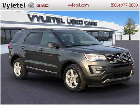 2017 Ford Explorer SUV XLT 4WD - Ford Magnetic Metallic - cars &... for sale in Sterling Heights, MI