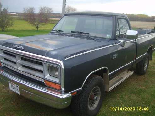 1988 dodge 4x4 1/2 ton - cars & trucks - by owner - vehicle... for sale in New Auburn, WI