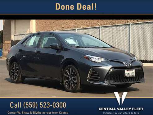 2019 Toyota Corolla SE - cars & trucks - by dealer - vehicle... for sale in Fresno, CA