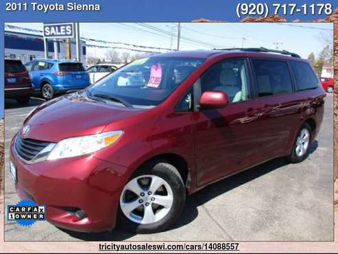 2011 TOYOTA SIENNA LE 8 PASSENGER 4DR MINI VAN V6 Family owned since for sale in MENASHA, WI