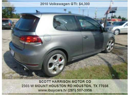 2010 Volkswagen GTI Base 2dr Hatchback 6A 111034 Miles for sale in north, TX