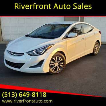 ⚡16 Hyundai Elantra, only 58,000 MILES, pearl white!⚡ - cars &... for sale in Middletown, OH