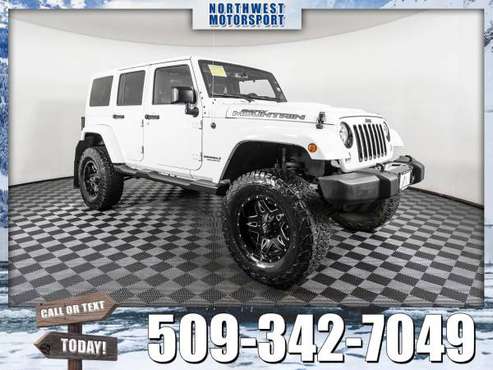 Lifted 2017 *Jeep Wrangler* Unlimited 4x4 - cars & trucks - by... for sale in Spokane Valley, WA