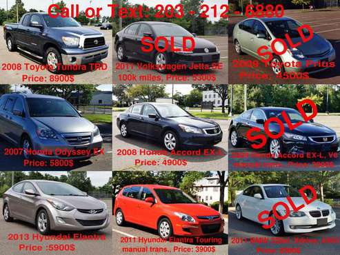 FOR SALE-TOYOTA, HONDA, NISSAN, BMW, AUDI, MAZDA, VW, PORSCHE for sale in Stratford, NY