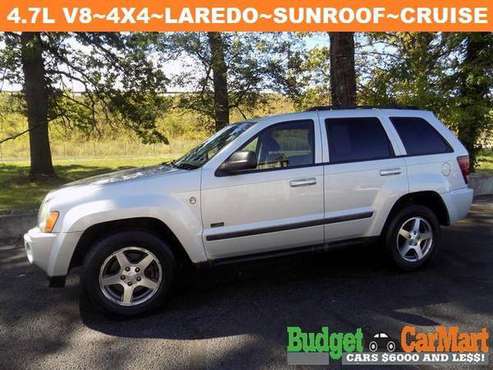 2007 Jeep Grand Cherokee 4WD 4dr Laredo - cars & trucks - by dealer... for sale in Norton, OH