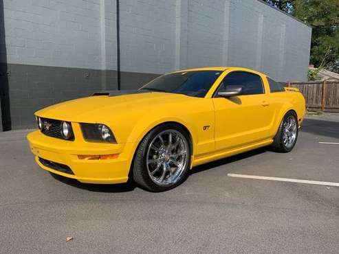 Yellow 2005 Ford Mustang GT Deluxe 2dr Fastback for sale in Lynnwood, WA