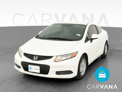 2012 Honda Civic LX Coupe 2D coupe White - FINANCE ONLINE - cars &... for sale in Palmdale, CA