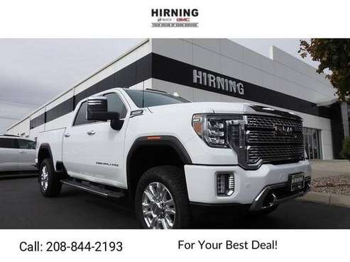 2020 GMC Sierra 3500HD Denali pickup Summit White - cars & trucks -... for sale in Pocatello, ID