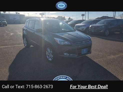 2015 Ford Escape Titanium suv Gray - cars & trucks - by dealer -... for sale in Thorp, WI