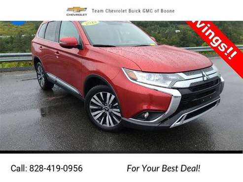 2019 Mitsubishi Outlander SEL suv Red - cars & trucks - by dealer -... for sale in Boone, NC