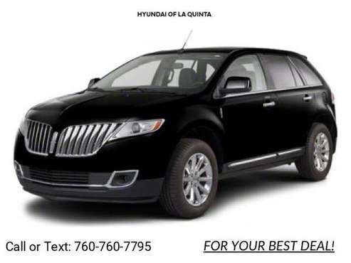 2013 Lincoln MKX suv Black - - by dealer - vehicle for sale in La Quinta, CA