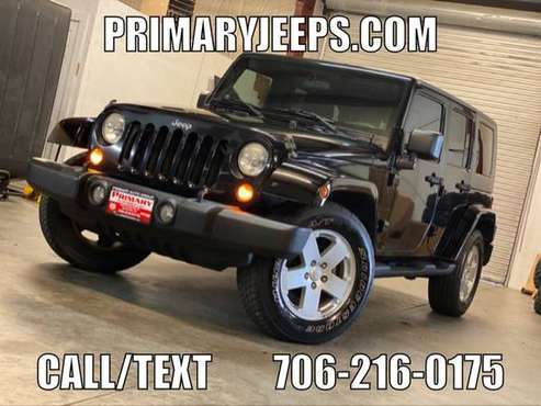 2007 Jeep Wrangler Unlimited Sahara IN HOUSE FINANCE - FREE SHIPPING... for sale in DAWSONVILLE, AL