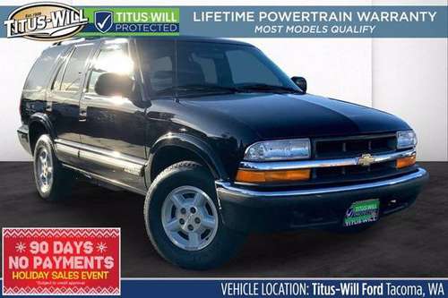 2001 Chevrolet Blazer 4x4 4WD Chevy LS SUV - cars & trucks - by... for sale in Tacoma, WA