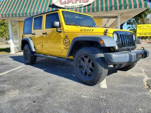 2015 Jeep Wrangler Unlimited 4WD 4dr Willys Wheeler - cars & trucks... for sale in Little River, SC