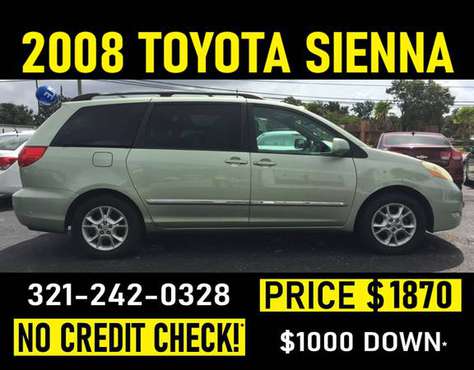 2008 TOYOTA SIENNA - WHOLESALE TO THE PUBLIC PRICING $1870.00 for sale in Melbourne , FL