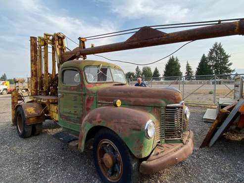 1948 KB5 international crane truck - cars & trucks - by owner -... for sale in Missoula, MT