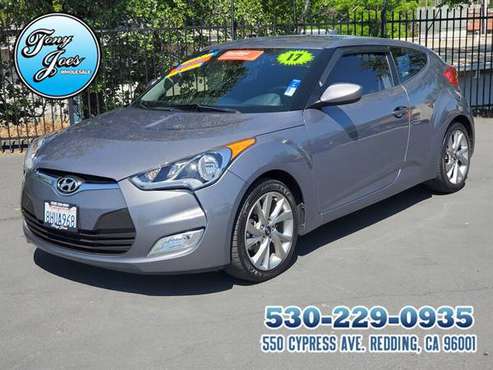 2017 Hyundai Veloster Coupe 3 DR, 27/37 MPG Only 56K miles for sale in Redding, CA