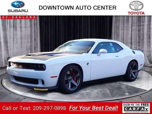2018 Dodge Challenger SRT Hellcat coupe White Knuckle Clearcoat for sale in Oakland, CA