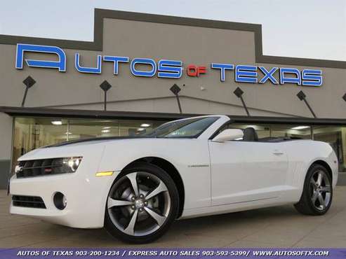 2013 CONVERTIBLE CAMARO LT/ 92K MILES/ BLUETOOTH REAR CAM/ WE... for sale in Tyler, TX