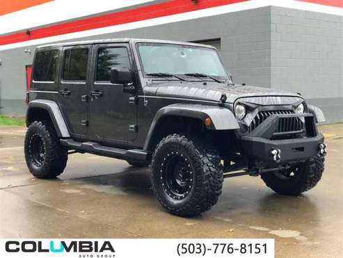 2017 Jeep Wrangler 4x4 Unlimited Sahara 4WD 20k Miles! SUV for sale in Portland, OR