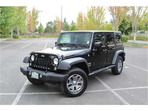 2016 Jeep Wrangler 4WD AWD Unlimited Sport SUV 4D SUV - cars &... for sale in Everett, WA