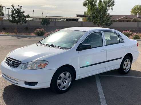 2003 Toyota Corolla CE - cars & trucks - by dealer - vehicle... for sale in Chandler, AZ