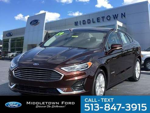 2019 Ford Fusion Hybrid SEL - cars & trucks - by dealer - vehicle... for sale in Middletown, OH