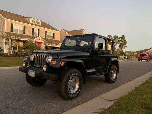 2000 Jeep Wrangler Sahara Edition 4WD - cars & trucks - by owner -... for sale in Myrtle Beach, SC