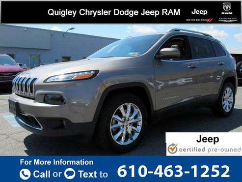 2016 Jeep Cherokee Limited hatchback Light Brownstone Pearlcoat for sale in Boyertown, PA
