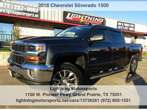2018 Chevrolet Silverado 1500 2WD Crew Cab 143.5" LT w/1LT Financing... for sale in Grand Prairie, TX