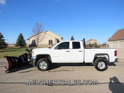 2016 GMC 2500HD DOUBLE 6.0L SOUTHERN NEW BOSS PLOW - cars & trucks -... for sale in Neenah, WI