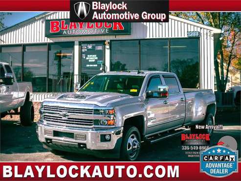 2018 CHEVROLET SILVERDO 3500 DUALLY LTZ *4X4* LOADED* SUPER CLEAN* -... for sale in High Point, NC