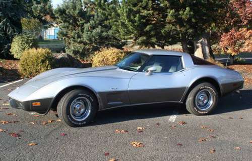 1978 Silver Anniversary Corvette - cars & trucks - by owner -... for sale in Crabtree, OR