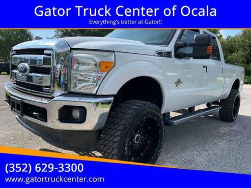 2011 Ford F-250 F250 F 250 Super Duty Lariat 4x4 4dr Crew Cab 6.8 ft. for sale in Ocala, FL